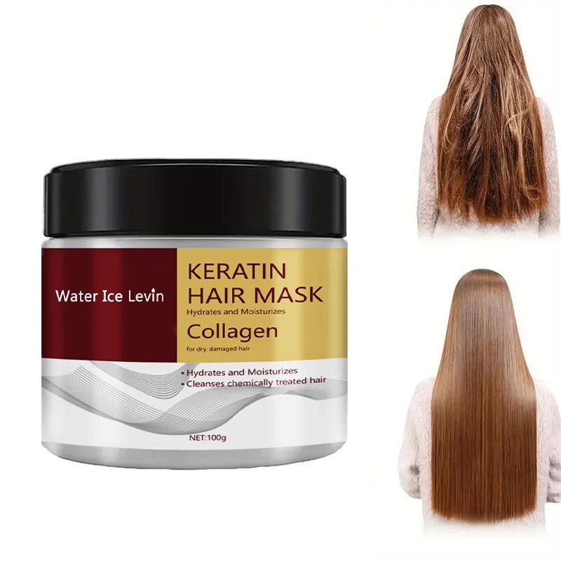masque cheveux effet long de dos
